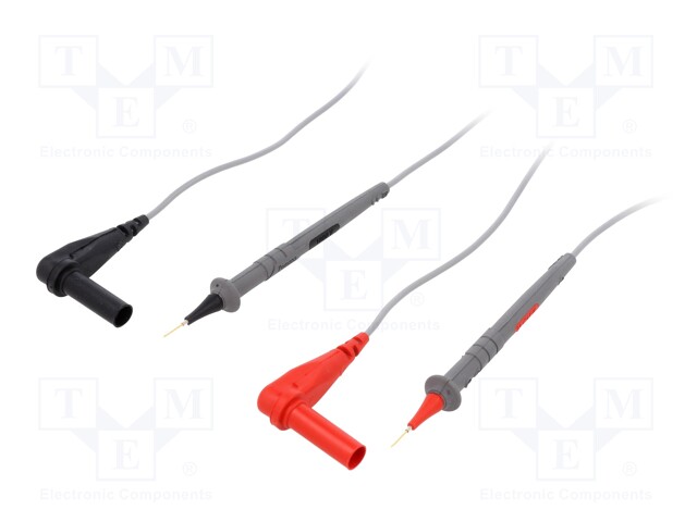 Test acces: set of test leads; 60V; 3A; 1m; black,red; 2pcs.