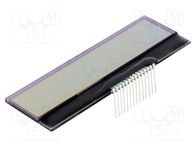 Display: LCD; alphanumeric; STN Positive; 20x2; 81x28.3x2.85mm