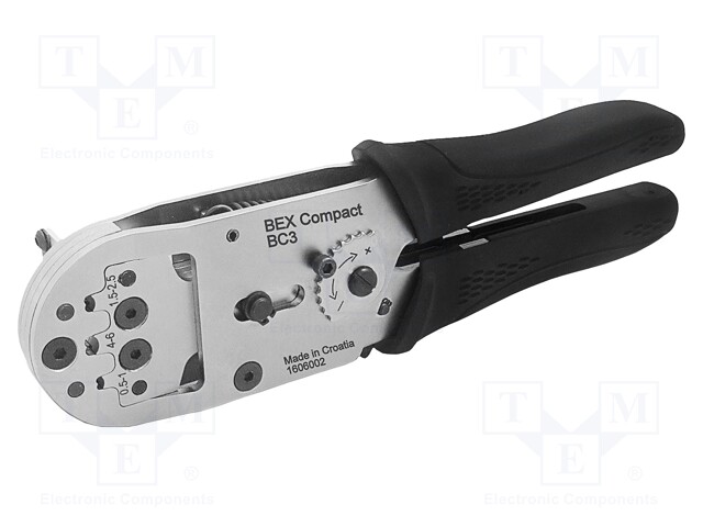 Tool: for crimping; non-insulated terminals; 20AWG÷10AWG; 198mm