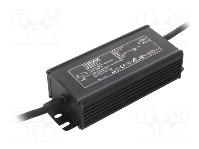 Power supply: switched-mode; LED; 75W; 16÷53VDC; 1400mA; IP67; 54g