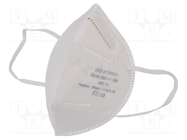 Dust respirator; FFP2; without valve,disposable