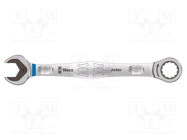 Key; combination spanner,with ratchet; 19mm; Overall len: 246mm