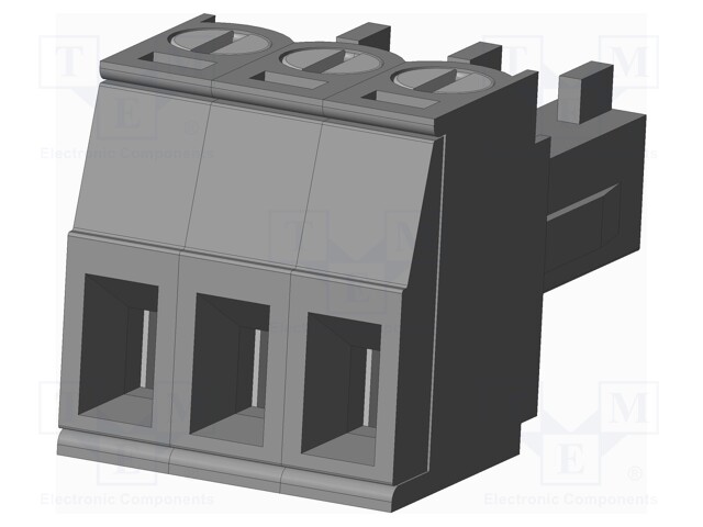 Connector: pluggable terminal block; plug; female; straight; grey