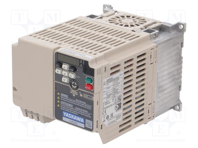 Vector inverter; Max motor power: 4/5.5kW; Out.voltage: 3x400VAC