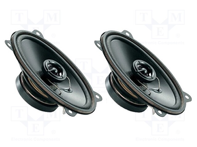 Car loudspeakers; two-way; 4"x6"; 60W; 90÷17000Hz; 2 loudspeakers