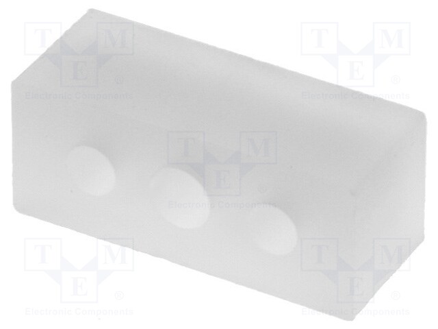 Insulating distance; polyamide; 4mm; Colour: natural; UL94V-2