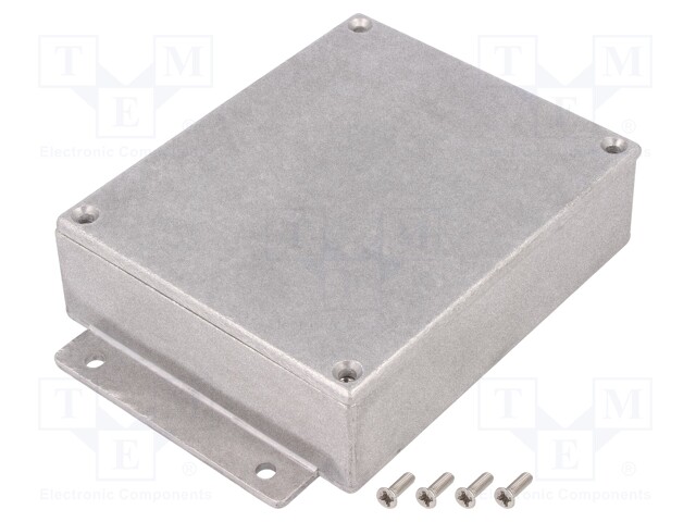 Enclosure: multipurpose; X: 100mm; Y: 120mm; Z: 35mm; aluminium; IP54