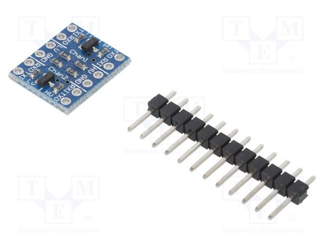 Module: converter; logic level shifter; 3.3÷5VDC; Channels: 2