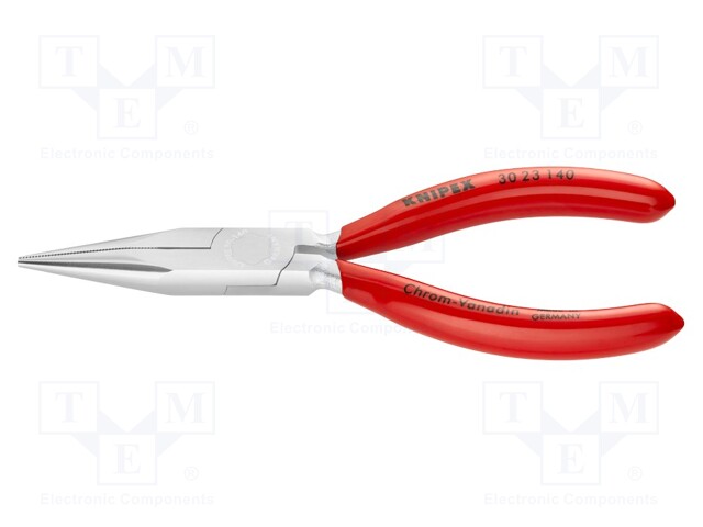 Pliers; flat,elongated; 140mm