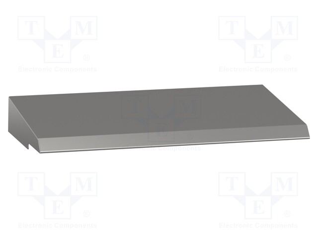 Canopy; stainless steel; W: 200mm; L: 400mm