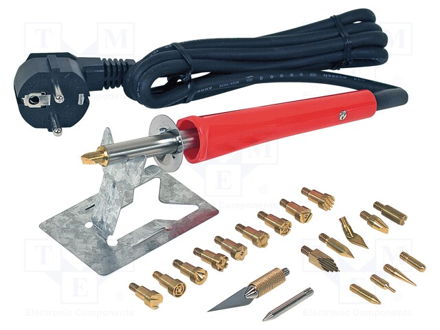 Soldering iron: with htg elem; 30W; 230V; Plug: EU