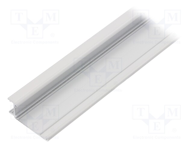 Profiles for LED modules; surface; white; L: 1m; aluminium