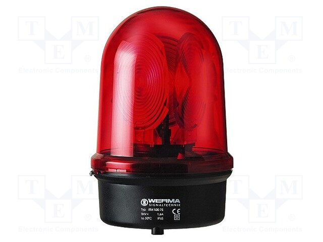 Signaller: lighting; blinking light; red; 24VDC; 24VAC