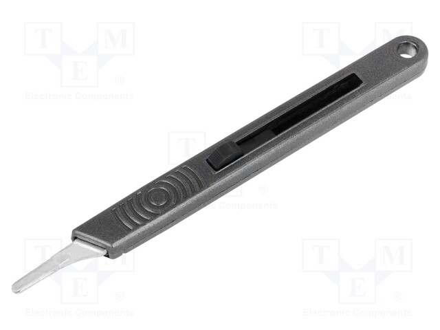 Scalpel holder; Features: safety,retractable blade