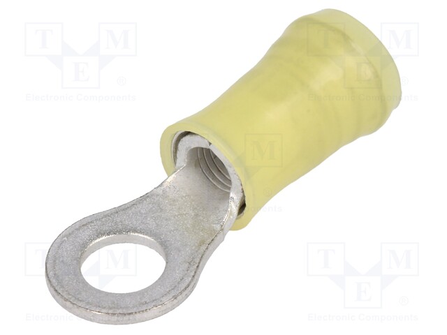 Ring terminal; M5; Ø: 5.2mm; 3÷6mm2; crimped; for cable; insulated