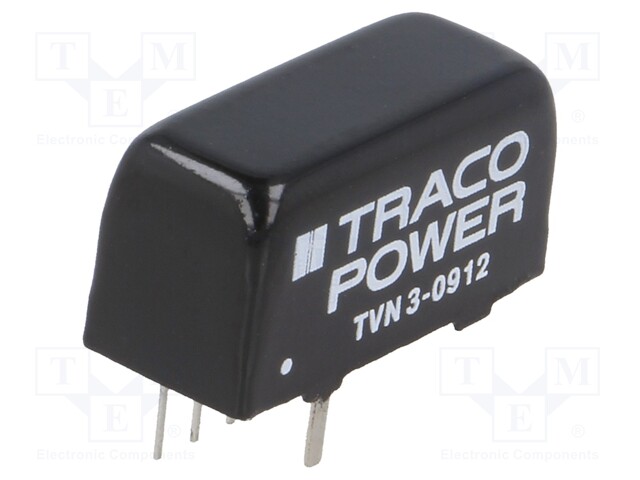 Converter: DC/DC; 3W; Uin: 4.5÷13.2V; Uout: 12VDC; Iout: 250mA; SIP8