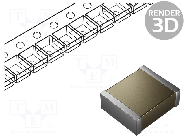 Capacitor: ceramic; MLCC; 5.6nF; 2kVDC; C0G; ±5%; SMD; 2824