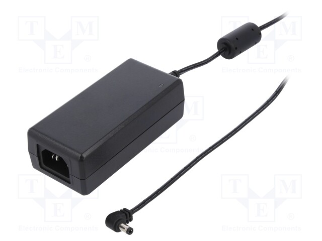 Power supply: switched-mode; 24VDC; 2.7A; Out: 5,5/2,1; 65W; 0÷40°C