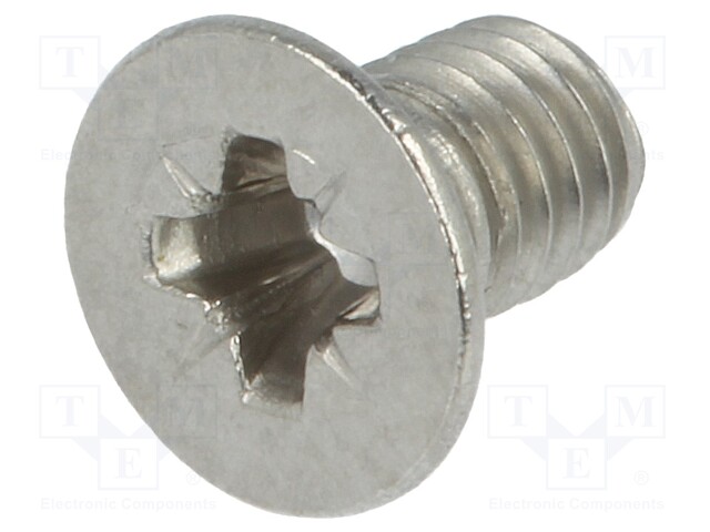 Screw; M3x5; DIN: 965A; Head: countersunk; Pozidriv; PZ1