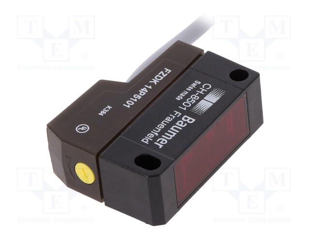 Sensor: photoelectric; Range: 5÷600mm; PNP; DARK-ON,LIGHT-ON; <1ms