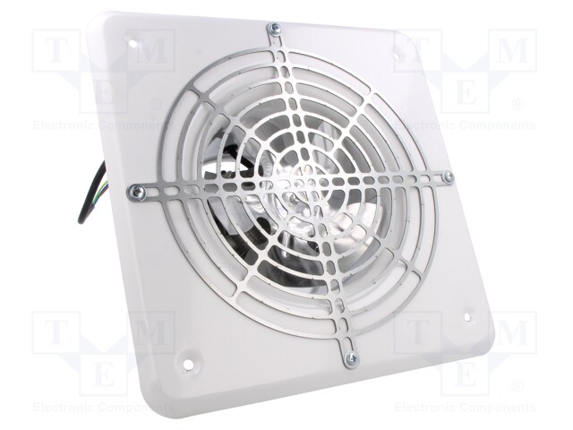 Fan: AC; axial; 230VAC; Ø148mm; 270m3/h; 50dBA; slide bearing; IPX2