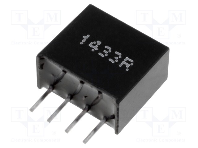 Converter: DC/DC; 1W; Uin: 10.8÷13.2V; 5VDC; Iout: 200mA; SIP4; 1.3g