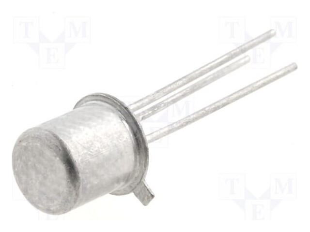 Transistor: NPN; bipolar; 45V; 0.2A; 0.2/0.75W; TO18; 10dB