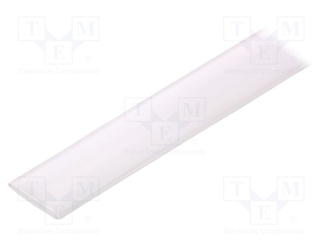 Heat shrink sleeve; glueless; 2: 1; 25.4mm; L: 1m; transparent