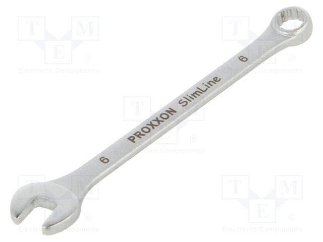 Wrench; combination spanner; 6mm