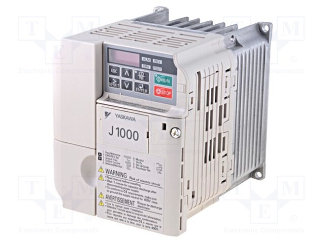 Inverter; Max motor power: 1.1kW; Out.voltage: 3x380VAC; 4.1A