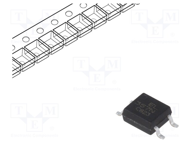 Optocoupler; SMD; Channels: 1; Out: transistor; Uinsul: 3.75kV; SOP4