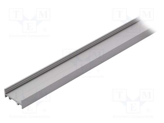 Profiles for LED modules; surface; natural; L: 1m; aluminium