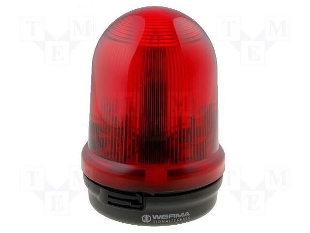 Signaller: lighting; continuous light; red; Series: 826; 12÷240VDC