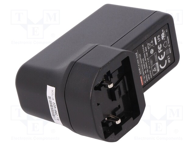 Power supply: switched-mode; 5VDC; 2.4A; Out: USB; 12W; 80÷264VAC