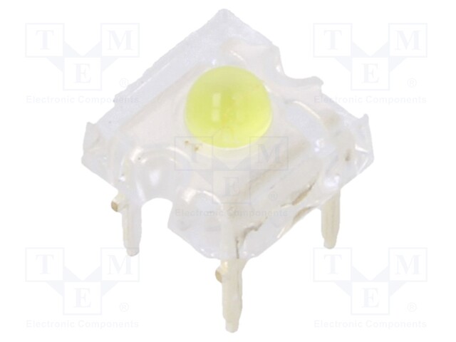 LED Super Flux; 7.62x7.62mm; white cold; 10000÷12000mcd; 40°