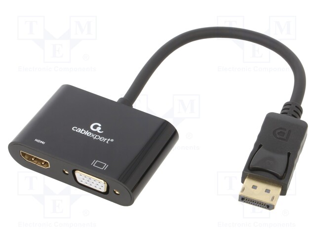 Adapter; DisplayPort 1.2; black