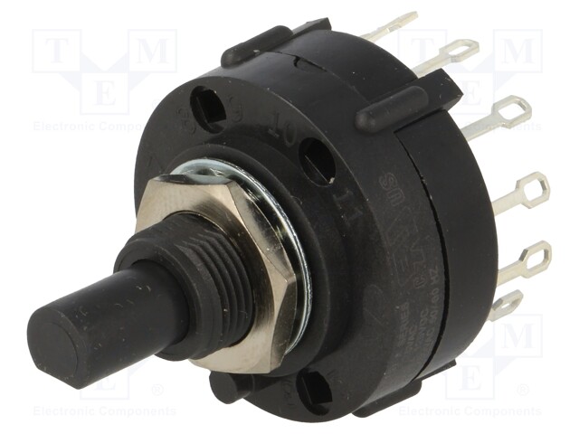 Switch: rotary; Pos: 3; 2.5A/125VAC; 0.35A/125VDC; -30÷85°C