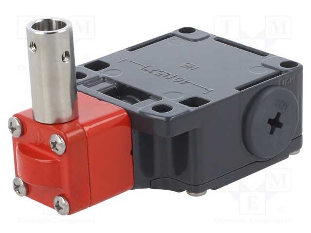 Safety switch: hinged; Series: FL; NC x2; IP67; -25÷80°C; Mat: metal