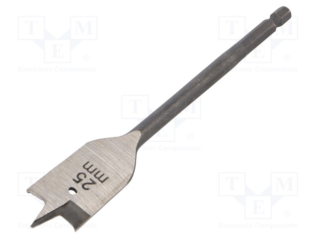 Drill bit; for wood; Ø: 25mm; Kind of holder: 1/4" (E6,3mm)