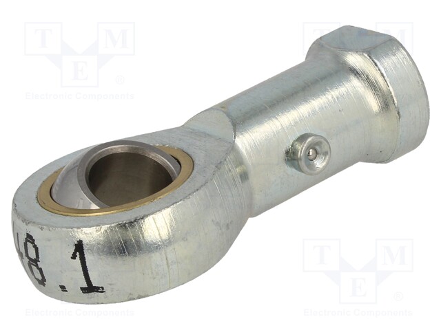 Ball joint; 12mm; Thread: M12; Mat: steel; Pitch: 1,75; Plating: zinc