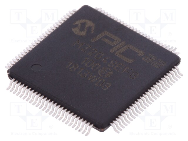 PIC microcontroller; Memory: 2048kB; SRAM: 512kB; 2.2÷3.6VDC; SMD