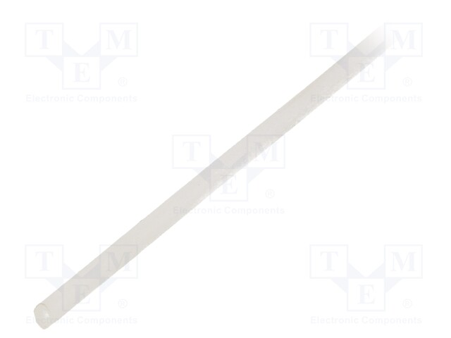 Insulating tube; Mat: silicone; natural; Øint: 1.5mm