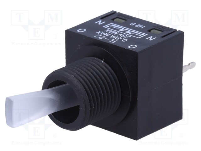 Switch: toggle; DPDT; Leads: for soldering; Rcont max: 10mΩ