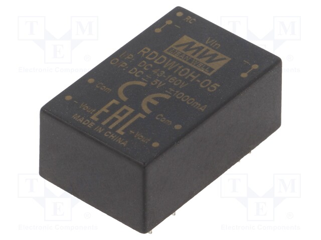 Converter: DC/DC; 10W; Uin: 43÷160V; Uout: 5VDC; Uout2: -5VDC; DIP24