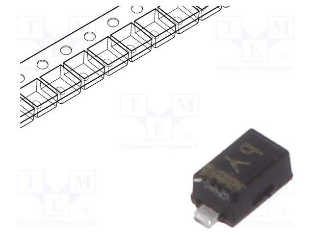 Diode: Schottky rectifying; SMD; 30V; 0.2A; SC79; 230mW