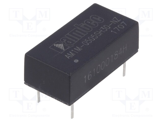 Converter: DC/DC; 1W; Uin: 4.5÷5.5V; 5VDC; Iout: 200mA; DIP14; 2.4g