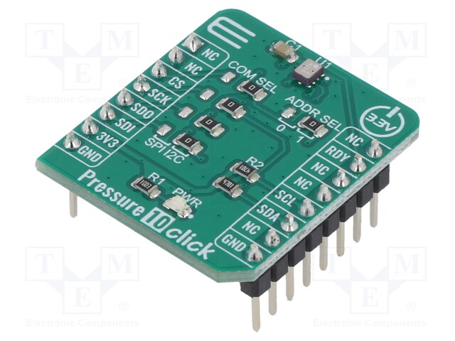 Click board; pressure sensor; GPIO,I2C,SPI; HSPPAD042A; 3.3VDC