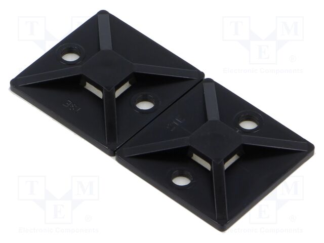 Self-adhesive cable holder; Application: for cable ties