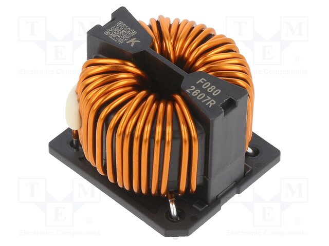Inductor: wire with current compensation; THT; 7.9mH; 14.7mΩ