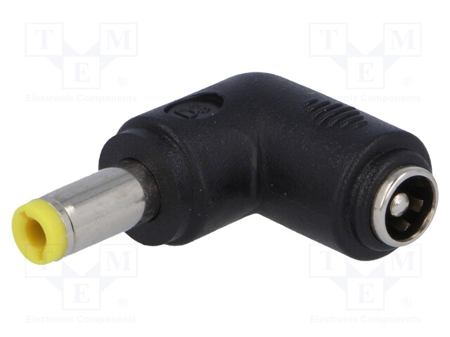 Adapter; Out: 5,5/2,5; Plug: right angle; Input: 5,5/2,1; 7A